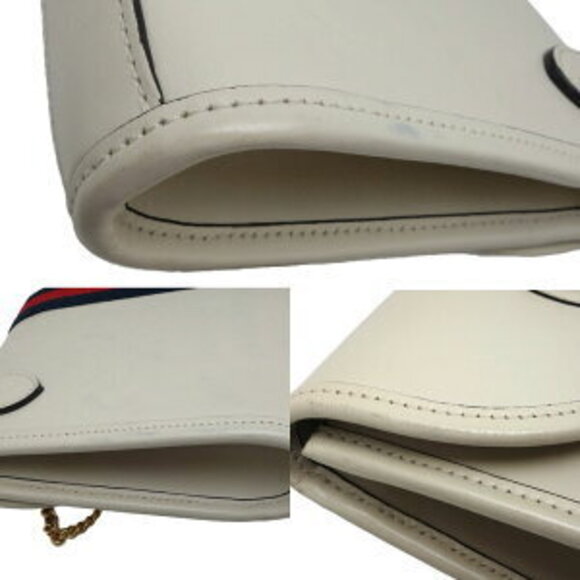 Gucci Tiger Head Raja Sherry Line Bag White Calfskin - Picture 4 of 10